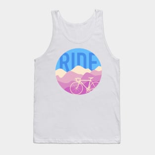 Ride - Road Bike Vintage Colors Tank Top